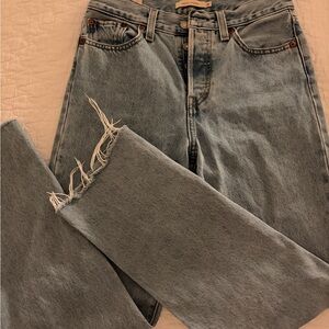 Levi's Light Blue Straight Leg Jeans